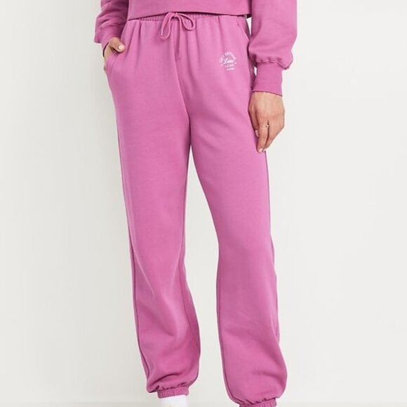 Old Navy Extra High Waisted So Comfy Jogger Sweatpant Get Outside Leisure League - Picture 1 of 8